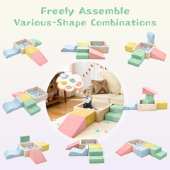 Climbing Toys for Toddlers , Toddler Climbing Toys Indoor, 5-Piece Foam Climbing