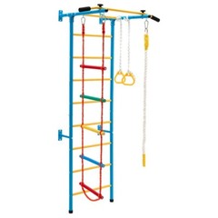 Kids Indoor Gym Playground Swedish Wall Mount Ladder Children Exercise Toy Bars