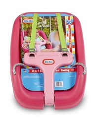 Little Tikes 2-in-1 Snug and Secure Swing, High Back Swing