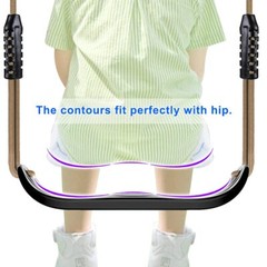 Plastic Swing Seat, Non Slip Tree Swing Set with Adjustable Rope & 2 Carabiners