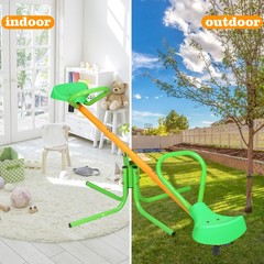 360 Degree Spinning Seesaw Kids Outdoor Playground Swivel Teeter Totter
