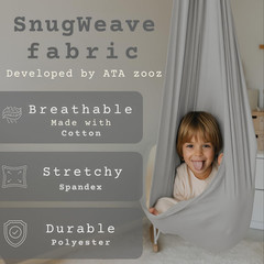 Sensory Swing for Kids & Adults (300 Lb Capacity) – Indoor & Outdoor Therapy Swi