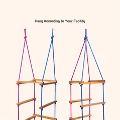 Hanging Square Ladder for Kids | Rope Ladder for Kids for Physical Activity l