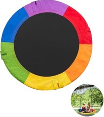 SereneLife 40″ Saucer Swing Replacement Indoor/Outdoor (Rainbow) (As Is)