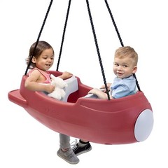 Step2 Rocket Swing for Two Baby Outdoor Swing Outside Weather-Resistant Rope