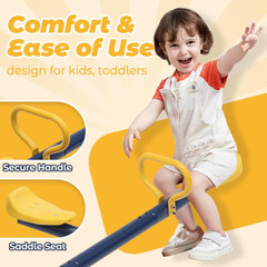 Outdoor Play Fun Toy For Age 4-7 kids Toddler Seesaw 360 Spin Triangle safe Base