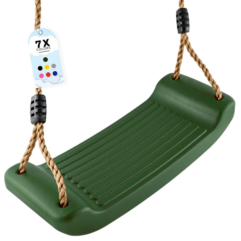 Kids Indoor/Outdoor Swing Seat | Adjustable Non-Slip Durable Plastic Replacement