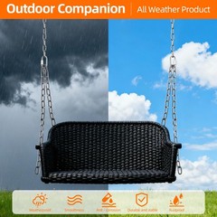 2 Pack Heavy Duty Porch Swing Hanging Chain Kit,Hammock Chair Hardware for In…