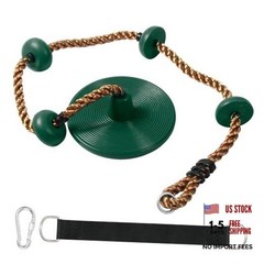 Climbing Rope Disc Swing for Kids Outdoor‌ – Heavy Duty ‌Tree Swings‌ with Non