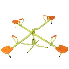Heavy-Duty Seesaw 360 Degree Spinning Children Birthday Gift EZ Set Garden Play