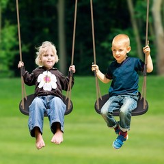 2 Pack 500LB Capacity Heavy Duty Swing Seat W/ Wider Swing Board & Height