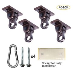 ABUSA Heavy Duty Bronze Swing Hangers Screws Bolts Included Over 5000 lb Capa…