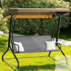 Outdoor Porch Patio Swing Seat Cover, 600D Thickened Oxford Waterproof Swing