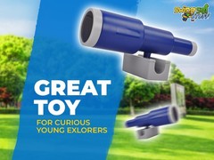 SWING SET STUFF INC MONOCULAR TELESCOPE (BLUE) playground toys imagination 0289