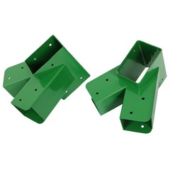 12″ Pair Brand New 1-2-3 A-Frame 2 Brackets for Swing Set W/ All Hardware