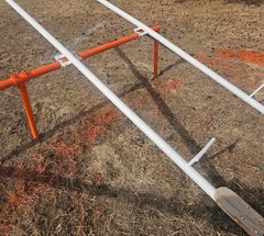 Vintage Teeter Totter Seesaw Six Kid 12 Foot School Playground Equipment