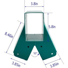 DIY Wooden Swing Set Brackets Hardware with Mounting Accessories for Outdoor