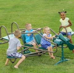 Playground Equipment Airplane Teeter Totter Outdoor Kids Backyard Play See Saw