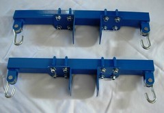 Swingset back to back glider swing, play set double glider,horse swing,PVC,54,GY