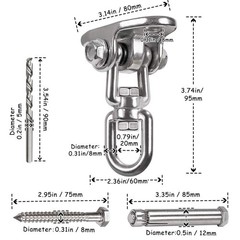 IOH Heavy Duty Swing Hangers Stainless Steel 304, Double Protection Design,{