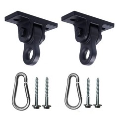 Heavy Duty Black Swing Hangers Screws Bolts Included Over 5000 lb Capacity Playg