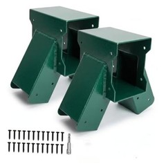 A-Frame Swing Set Bracket Kit, 2-Piece Wood Swing Hardware for End Brackets