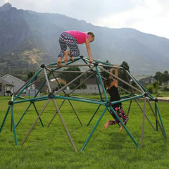 Lifetime 90136 Kids Geo Dome Climber 5′ Outdoor Fun Playset Jungle Gym Earthtone