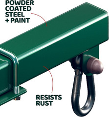 Swing Set Conversion Bracket – No Tree, No Problem, Convert Your Swingset into a