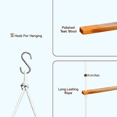 Rope Climbing Ladder Indoor/Outdoor for Kids – Ninja Ladder, Kid 4 to10 years.