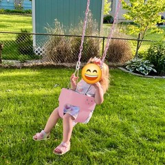 Toddler Swing, KINSPORY Baby Swing Outdoor, Heavy-Duty High Back Full Bucket …