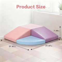 Climbing Foam Blocks for Toddlers: PU Leather Foam Blocks for Kids Active Pla…