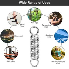 500Lbs Heavy Duty Spring Fits Hammock Chair Porch Swing Sandbag Hook