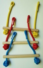 TUAHOO Obstacle Course 2 Ninja Line Slackline Obstacles Swing for Kids