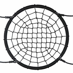 Swing Stand Yard Lawn Playground A-Frame + 48” Spider Web Tree Swing Net Garden