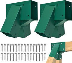 A-Frame 2 Swing Set Brackets, Heavy Duty Steel Swing Set Hardware with Mounting