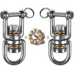 Heavy Duty Swing Swivel – Stainless Steel 360° Rotation Device for Web Tree S…