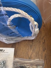 Slackers Zipline Eagle Flyer Seat 70 Ft Cable Line Kit for Kids
