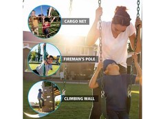 Lifetime 91080 Big Stuff Deluxe Swing Set (Earthtone)