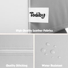 4-Piece Soft PU Leather Toddlers Climbing Toys, Baby Foam Climbing Blocks for…