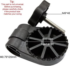 Garden Swing Plastic Fittings for -2002 Swing, 2″ Gear with 30 Teeth1PCS/CTN