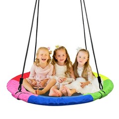 Tree Swing,Saucer Flying Swing 40 Inch for Kids,900D Oxford Multicolor