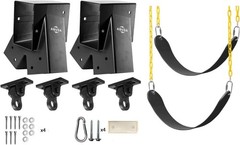 A Frame Swing Set Hardware 2 Brackets 4 Hangers 2 Seats