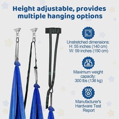Double Layer Sensory Swing – Cuddle Therapy for Kids & Adults, 300lbs Capacity