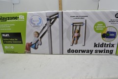 Playzone-fit Kidtrix Doorway Swing Kit for Kids Weight Limit 150 lbs Ages 3+