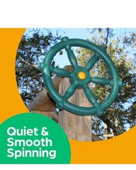 Playground Accessories Pirate Ship Wheel for Kids Outdoor Playhouse