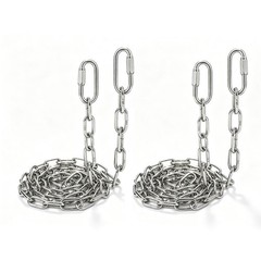 2PCS 304 Stainless Steel Porch Swing Chain Kit – 100 Inches Length Chain for …