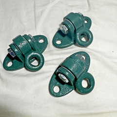 Set of 3 Heavy Duty Swing Hangers Green No Hardware