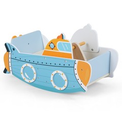 Climbing Toy for Toddlers 1+, Submarine-Themed Wooden Montessori Climbing Set
