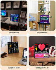 Pixoo-64 – Wifi Pixel Cloud Digital Frame with APP Control,64 X 64 LED Panel Dis
