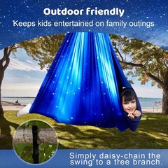 Double Layer Sensory Swing – Cuddle Therapy for Kids & Adults, 300lbs Capacity